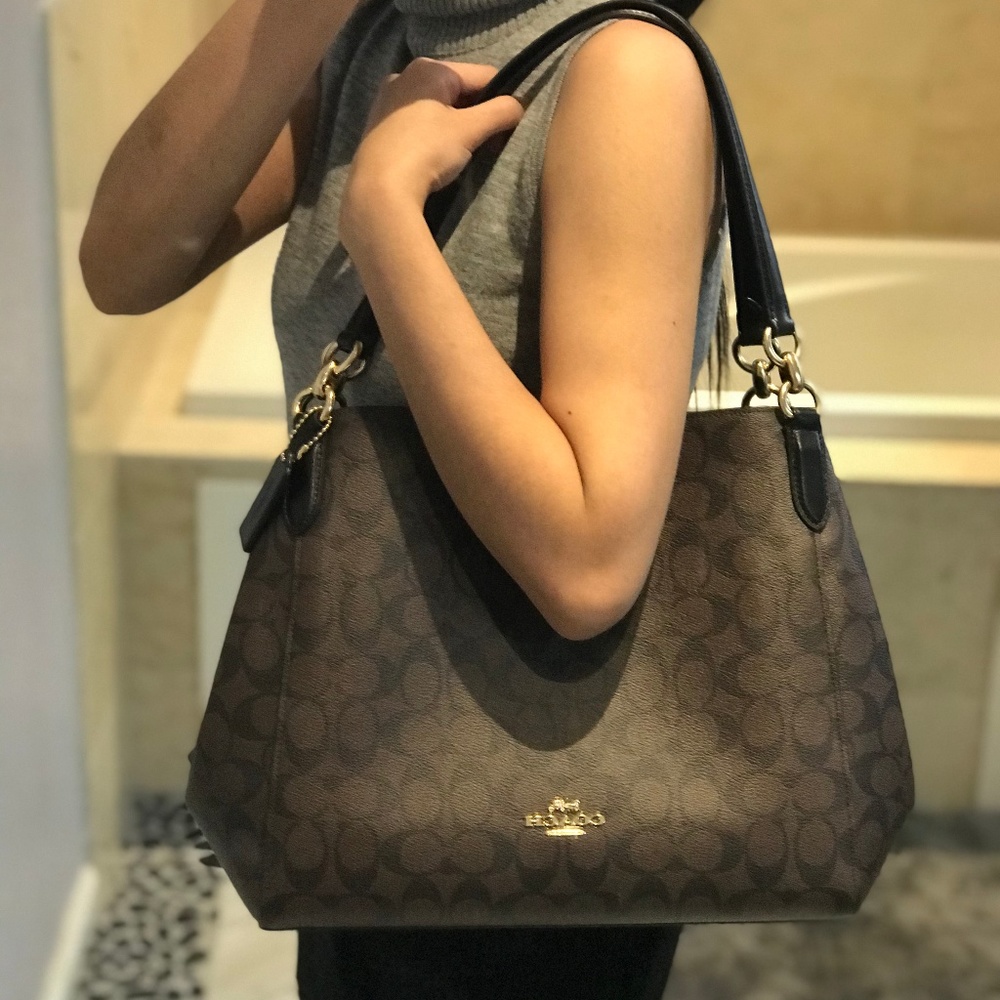 👜COACH SET🌺HALLIE SHOULDER BAG & WALLET - Picture 8 of 8